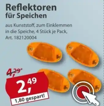 Sonderpreis Baumarkt Reflektoren für Speichen Angebot