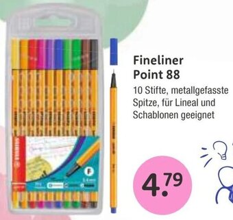 V Markt Stabilo Fineliner Point 88 Angebot