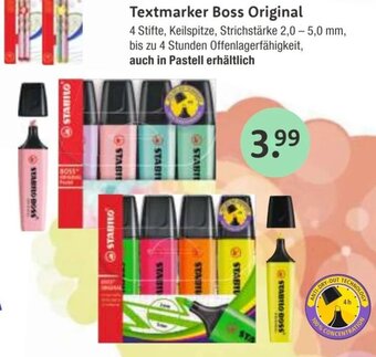 V Markt STABILO Textmarker Boss Original Angebot