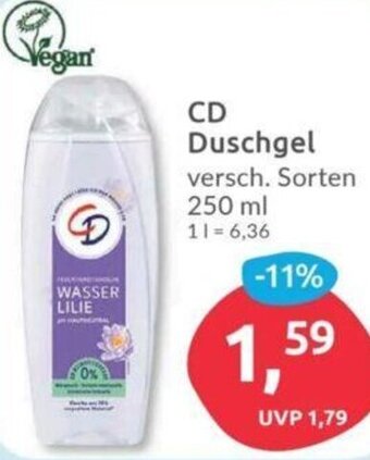 Budni CD Duschgel 250 ml Angebot