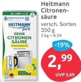 Budni Heitmann Citronensäure 350 g Angebot