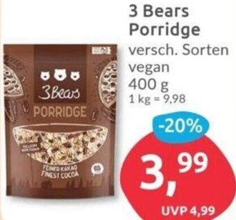 Budni 3 Bears Porridge 400 g Angebot