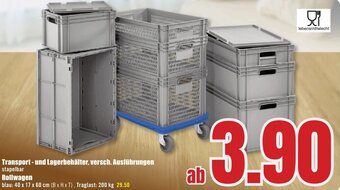 B1 Discount Baumarkt Transport und Lagerbehälter, versch. Ausführungen Angebot