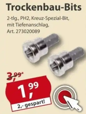 Sonderpreis Baumarkt Trockenbau Bits Angebot