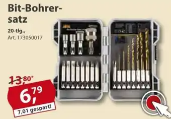 Sonderpreis Baumarkt Bit Bohrersatz 20- tlg. Angebot