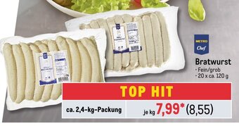 METRO METRO Chef Bratwurst • Fein/grob kg Angebot