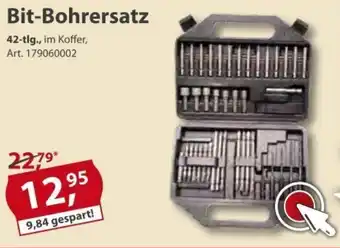 Sonderpreis Baumarkt Bit Bohrersatz 42-tlg Angebot