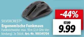 Lidl SILVERCREST Ergonomische Funkmaus Angebot