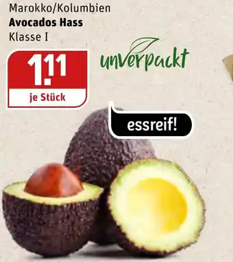 REWE Marokko/Kolumbien Avocados Hass Angebot