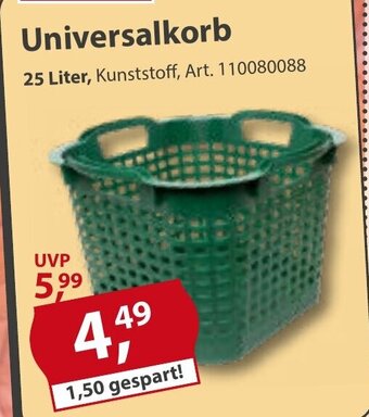 Sonderpreis Baumarkt Universalkorb Angebot