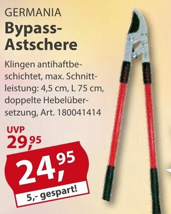 Sonderpreis Baumarkt GERMANIA Bypass-Astschere Angebot