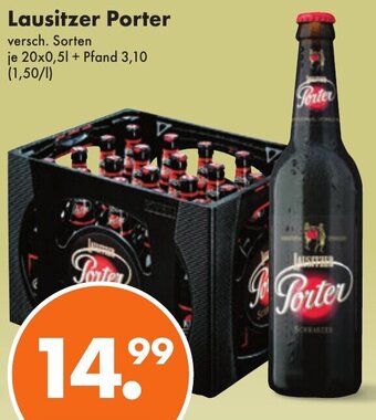 Trink und Spare Lausitzer Porter 20x0,5 L Angebot