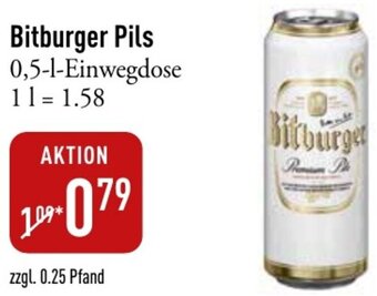 Galeria Markthalle Bitburger Pils 0,5-L Einwegdose Angebot