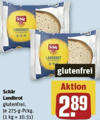 REWE Schär Landbrot 275 g Pckg. Angebot