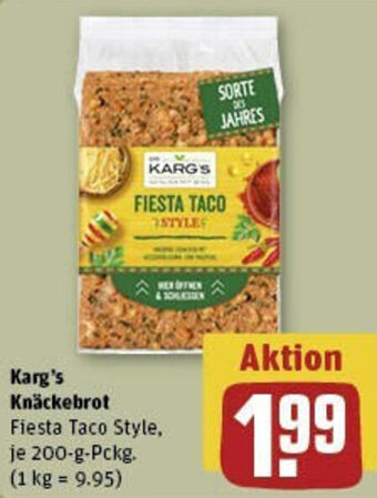 REWE Karg's Knäckebrot 200 g Pckg. Angebot