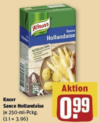 REWE Knorr Sauce Hollandaise 250-ml-Pckg. Angebot