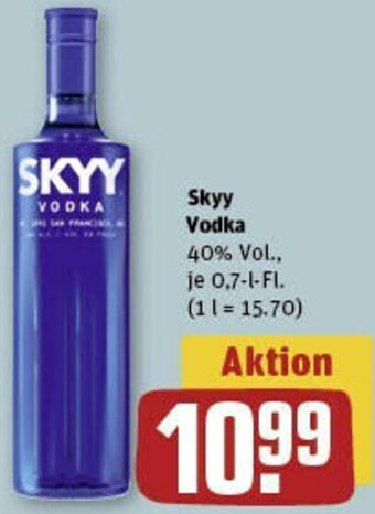 REWE Skyy Vodka 0,7 L-Fl. Angebot