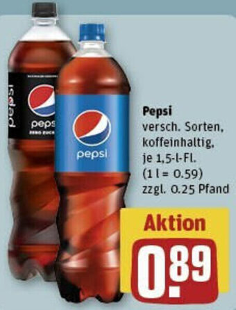 REWE Pepsi 1,5 L-Fl. Angebot