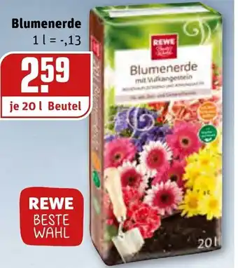 REWE Blumenerde 20L Angebot