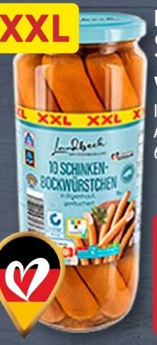 Aldi Nord Schinken-bockwürstchen xxl Angebot