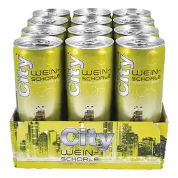 Netto Marken-Discount City weinschorle weiß 6,5 % vol 0,25 liter dose, 12er pack Angebot