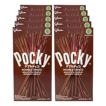 Netto Marken-Discount Pocky double chocolate 47 g, 10er pack Angebot