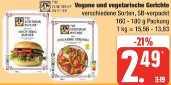 Edeka The Vegetarian Butcher Vegane und vegetarische Gerichte 160-180 g Packung Angebot