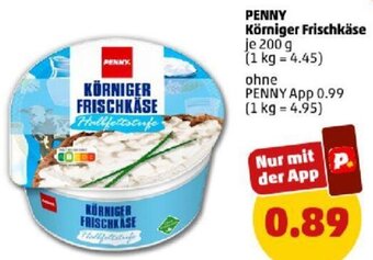 PENNY PENNY Körniger Frischkäse 200 g Angebot