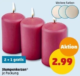 PENNY Stumpenkerzen Angebot