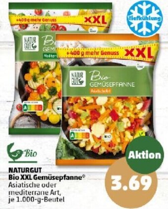 PENNY NATURGUT Bio XXL Gemüsepfanne 1000 g Beutel Angebot