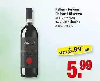 Markant Italien-Toskana Chianti Riserva Angebot