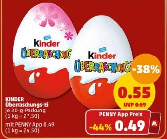 PENNY KINDER Überraschungs-Ei 20-g-Packung Angebot