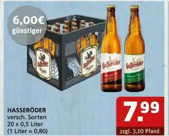 Getränke Quelle Hasseröder Angebot