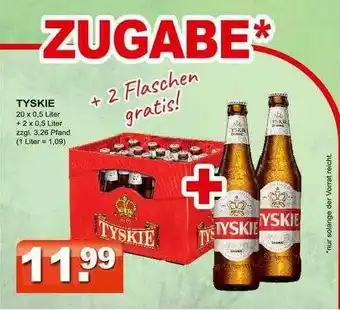 Getränkeparadies Gefromm Tyskie Angebot