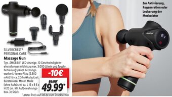 Lidl SILVERCREST PERSONAL CARE Massage Gun SMGB B1 Angebot