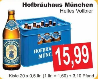 Getränke Göbel Hofbräuhaus München Kiste 20 x 0,5 ltr. Angebot