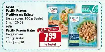 REWE Kaufpark Costa Pacific Prawns Mediterrane Kräuter Oder Pacific Prawns Natur Angebot