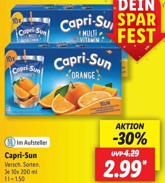 Lidl Capri-Sun 10 x 200 ml Angebot