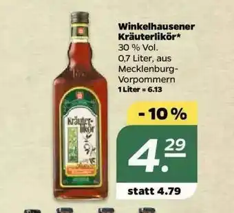 NETTO Winkelhausener Kräuterlikör Angebot