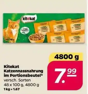 NETTO Kitekat Katzennassnahrung Im Portionsbeutel Angebot