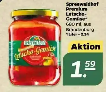 NETTO Spreewaldholf Premium Letscho-gemüse Angebot