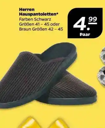 NETTO Herren Hauspantoletten Angebot