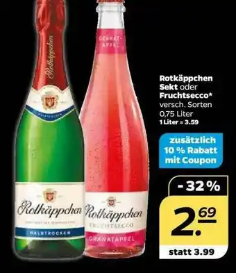 NETTO Rotkäppchen Sekt Oder Fruchtsecco Angebot