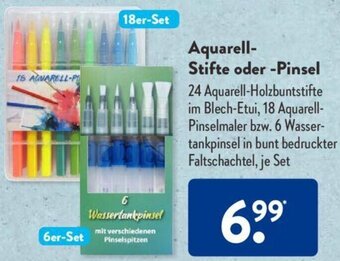 Aldi Süd Aquarell Stifte oder Pinsel Angebot