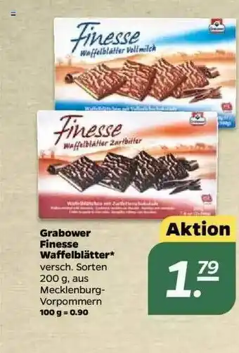 NETTO Grabower Finesse Waffelblätter Angebot