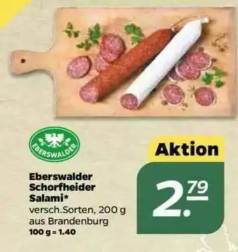 NETTO Eberswalder Schorfheider Salami Angebot