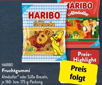 Aldi Süd HARIBO Fruchtgummi 160- bzw. 175-g-Packung Angebot