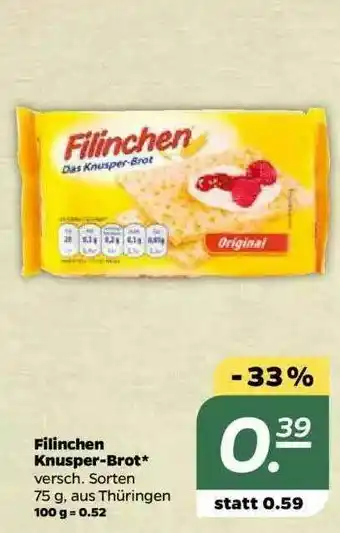 NETTO Filinchen Knusper-brot Angebot