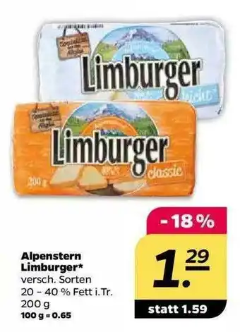 NETTO Alpenstern Limburger Angebot