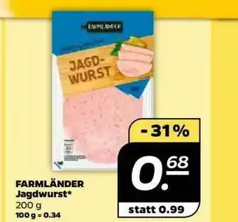 NETTO Farmländer Jagdwurst Angebot